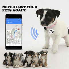 Pet Dog GPS Tracker Anti-Lost Alarm Wireless Bluetooth Locator Tracer For Pet Dog Cat Kids Car Wallet Key Collar Accessories