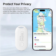 Pet GPS Tracker Bluetooth-compatible GPS Locator Dog Cats Smart Tag Luggage Key Finder Compatible with iOS Find My APP