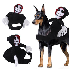 Funny Pet Halloween Costume Halloween Pet Decoration Dress Up Pet Cosplay Costume Halloween Pet Clothes Spider Pumpkin Vest